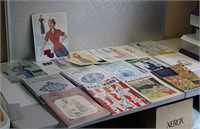 Vintage Fabric Books / Magazines Lot