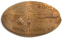 1928 Elongated Penny Souvenir Atlantic City NJ