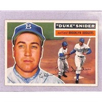 1956 Topps Crease Free Duke Snider Hof