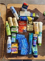 Sunscreen, Acne Treatment, Towels, Supplements