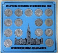 Commemorative Medallions- PM of Canada