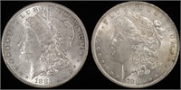 1883 & 1883-O MORGAN DOLLARS AU/BU