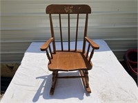 Child’s Wood Rocking Chair