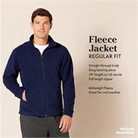Amazon Essentials mens Full-Zip Polar Fleece Jacke
