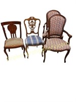 4 Assorted Side Chairs