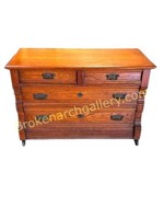 Vintage Golden Oak Dresser