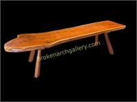 Walter Cantrell Live Edge Bench