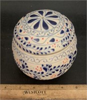 STONEWARE CANISTER-ROUND