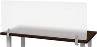 Acrylic Desk Partition - 47W x 18H Divider