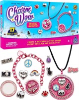 SEALED-CharmWow Kids Jewelry Making Kit x5