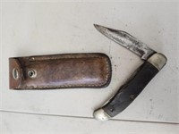 Vintage Schrade Walden Pocket Knife and Sheath