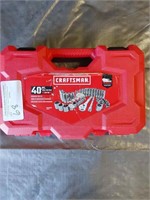 Craftsman 40 Piece Sae/Metric Socket Set