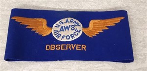 WW2 US Air Force Observer Arm Band