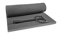 Soft Foam Sheets - Charcoal, Half inch thick, 48
