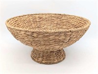 18" Footed Rattan Center Bowl