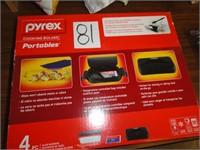 Pyrex 4 pc portables