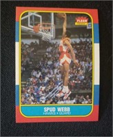 1986 Fleer Spud Webb rookie card #120