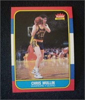 1986 Fleer Chris Mullin rookie card #77