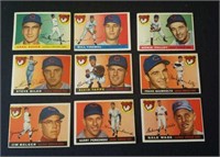 9 1955 Topps Chicago Cubs