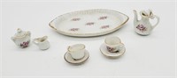 Vintage Miniature Porcelain Tea Set