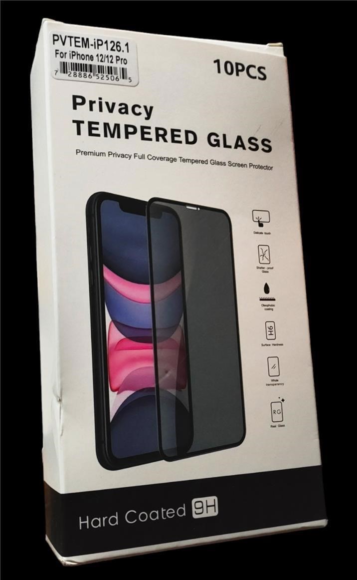 10 PCS-PRIVACY TEMPERED GLASS SCREEN PROTECTOR IPH