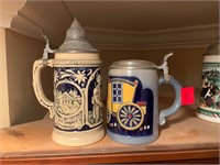 2 German Steins