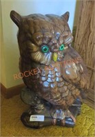 Giant ceramic owl