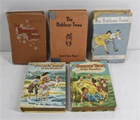 5  Vintage Bobbsey Twins Hardcover Books