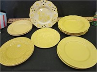 Misc Yellow plates made in Portugal
