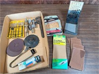 drill bits , sand paper & more