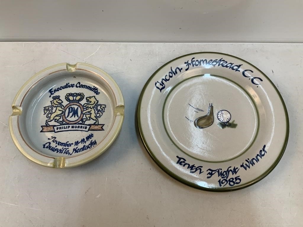(2) Louisville Stoneware Plates
