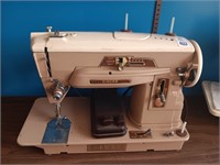 Early singer portable sewing machine
