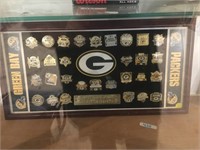 packer pins collection in box