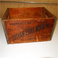 Early Advertisement Crate