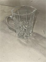 CRYSTAL GLASS PITCHER