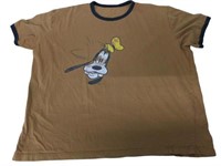 Disney Goofy Brown Graphic T-Shirt (Men's XL)