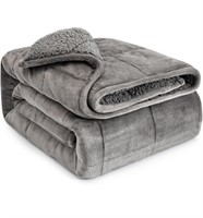 $70 immtree Weighted Blanket for Adult, Sherpa