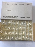 Swarovski 36 Pcs Crystal Original Austria 1960's