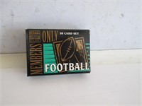 SET OF 50 TOPPS STADIUM MEMBERS ONLY FOOTBALL CARD