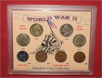 WWII1940's Pennies & War Nickels