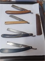 Lot of Vtg. Straight Razors- One Has Holder-