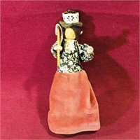 Small Handmade Doll (Antique) (4 1/2" Tall)