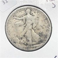 1927 S WALKING HALF DOLLAR  G