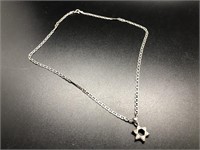 Sterling Silver Chain with Star Pendant