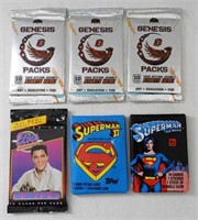 (2) VINTAGE SUPERMAN WAX PACKS 1978 &