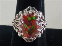 Sterling Silver Ring 8.0grTW Size 7-1/2
