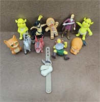 Vtg McDonalds Shrek Happy Meal Toys