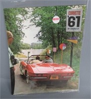 Rare 61 Corvette By Chevrolet. Original. Vintage.