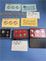 US COIN PROOF SETS VARIOUS VINTAGE