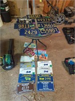 Vintage Delaware License Tags, Surf Tags Etc As